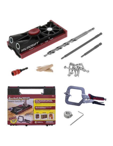 Kit de Plantilla de Agujeros Pocket Doble Milescraft 7331