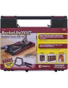 Kit de Plantilla de Agujeros Pocket Doble Milescraft 7331 2