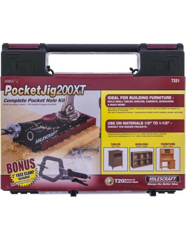 Kit de Plantilla de Agujeros Pocket Doble Milescraft 7331