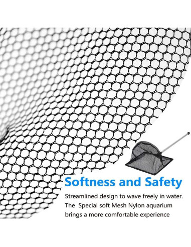 Red de Acuario Extensible Grepol 9-24 Pulgadas Nylon Acero