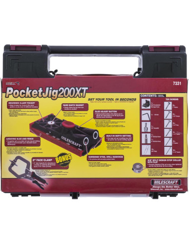 Kit de Plantilla de Agujeros Pocket Doble Milescraft 7331