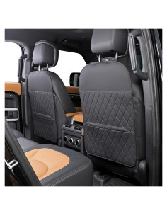 Protector de Respaldo de Asiento + Organizador Negro TK152225