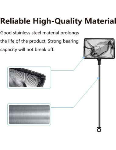 Red de Acuario Extensible Grepol 9-24 Pulgadas Nylon Acero