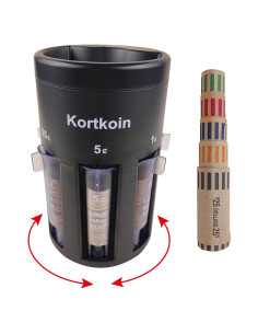 Clasificador de Monedas Automático Kortkoin 5 en 1 Rápido y Preciso