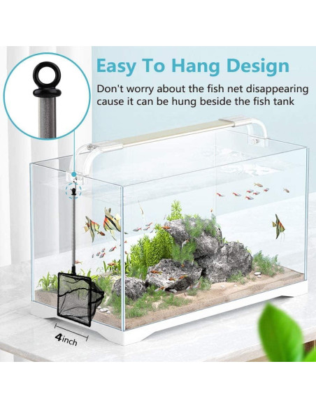 Red de Acuario Extensible Grepol 9-24 Pulgadas Nylon Acero