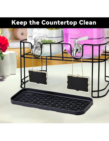 Bandeja de Goteo de Silicona Brikinte para Dispensador 1 Galón