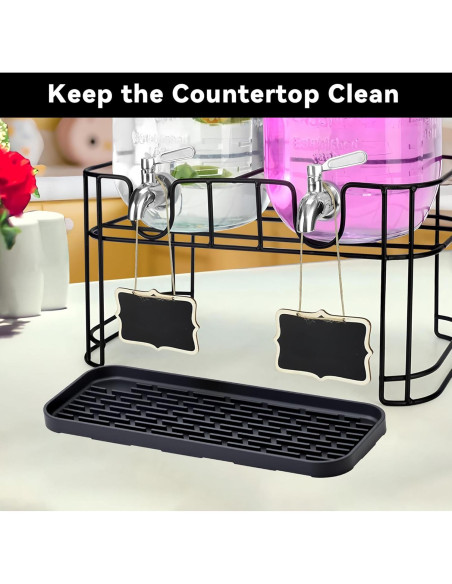 Bandeja de Goteo de Silicona Brikinte para Dispensador 1 Galón