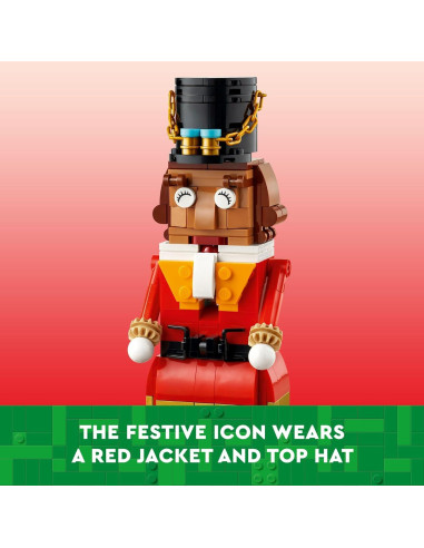 LEGO Cascanueces 40640 - Juguete de Construcción 16 cm para Niños 8+