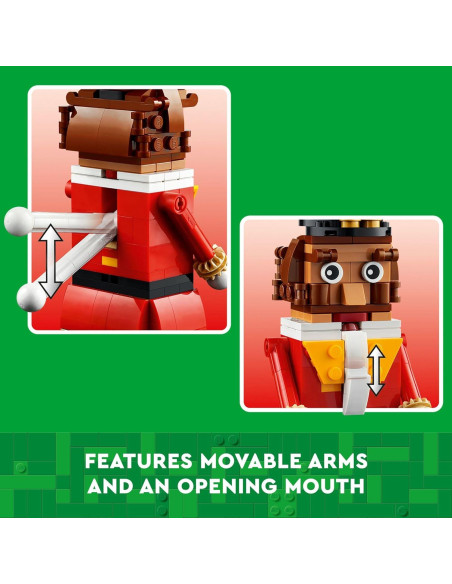 LEGO Cascanueces 40640 - Juguete de Construcción 16 cm para Niños 8+