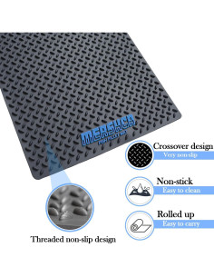 Alfombrilla Antideslizante para Filetear Pescado Mershca 36x61cm 2