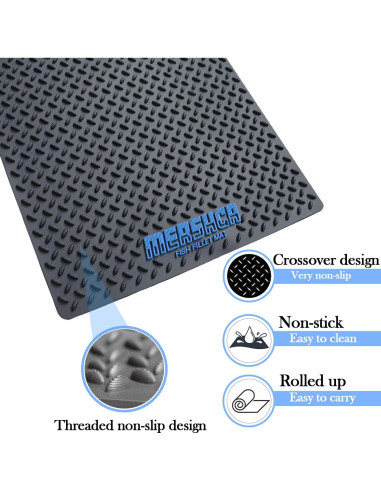 Alfombrilla Antideslizante para Filetear Pescado Mershca 36x61cm