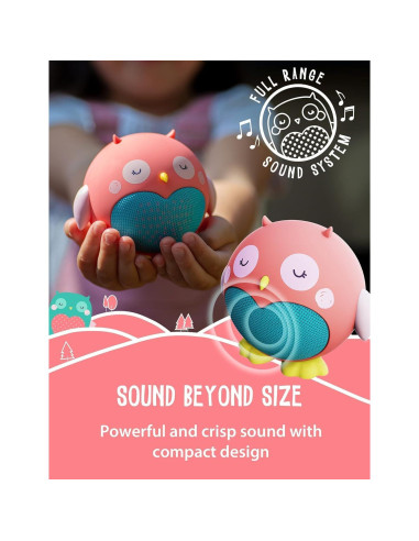 Altavoz Bluetooth Planet Buddies Búho Oliva 10.16 cm Inalámbrico