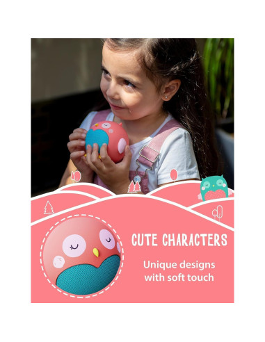 Altavoz Bluetooth Planet Buddies Búho Oliva 10.16 cm Inalámbrico