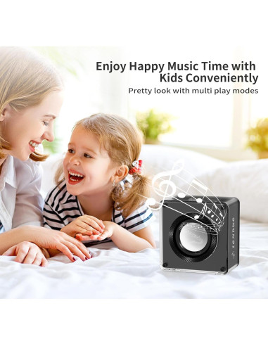 Altavoz Bluetooth LENRUE A01 Mini 5W Inalámbrico Negro