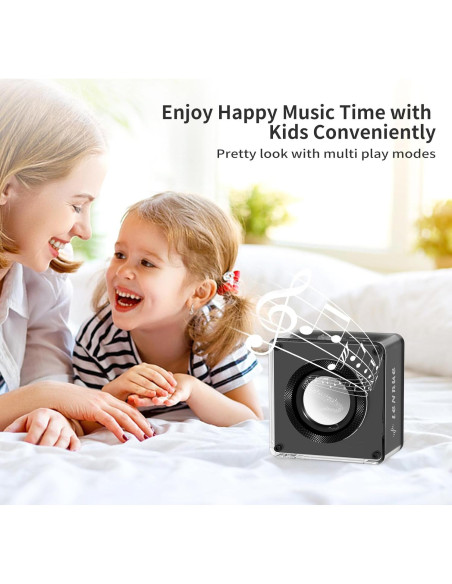 Altavoz Bluetooth LENRUE A01 Mini 5W Inalámbrico Negro