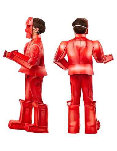Disfraz Rubie's Rock 'Em Sock 'Em Robots Rojo Rocker Niños