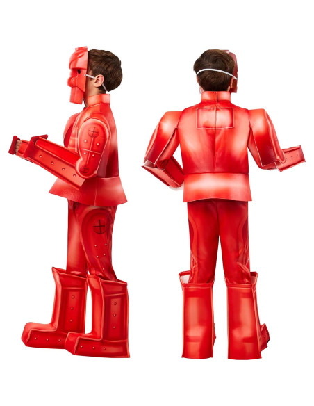 Disfraz Rubie's Rock 'Em Sock 'Em Robots Rojo Rocker Niños