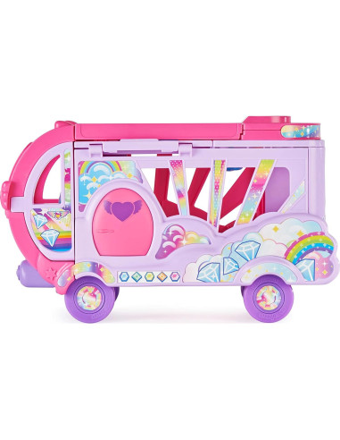 Hatchimals Autocaravana Familiar Transformable con 6 Figuras