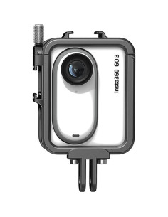Jaula de Aluminio Rszfnjxry para Insta360 GO 3 con Funda 2