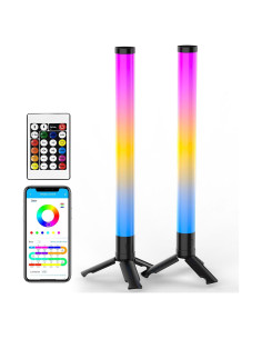 Barra de Luz LED Inteligente TJOY 360 RGB Bluetooth Negra