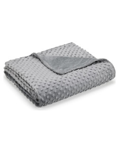 Funda de Manta con Peso Cottonblue 122x183 cm Gris Suave