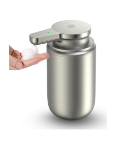 Dispensador Automático de Jabón Espumoso LAOPAO Plata Recargable