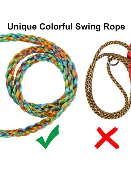 Columpio de Disco Ajustable FAETKLC para Niños Azul 3 en 1