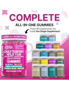 Gominolas de Menopausia Clean Nutra 60 Unidades Chasteberry 2