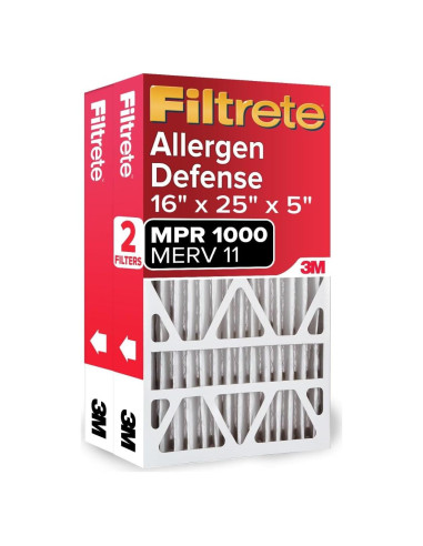 Filtro de Aire Filtrete 40.6x63.5x10.9 cm MPR 1000 Paquete de 2