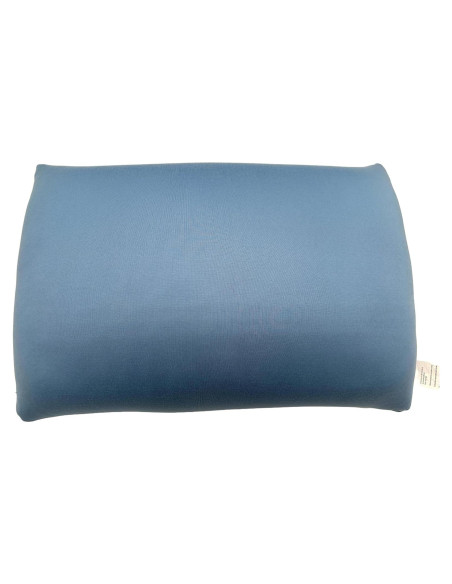 Almohada Rectangular Mushy de Microperlas 43x25 cm Azul Claro