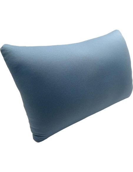 Almohada Rectangular Mushy de Microperlas 43x25 cm Azul Claro