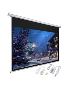 Pantalla de Proyección Motorizada Yescom 92" 16:9 PVC