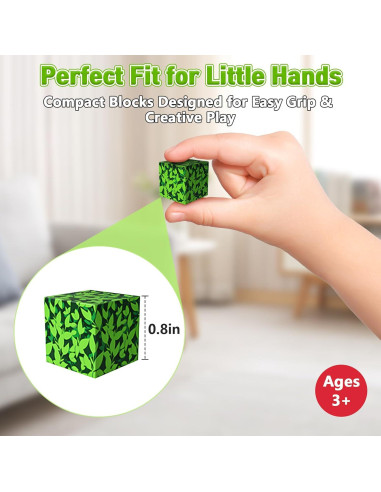 70 Piezas Bloques Magnéticos Portátiles Resflycheng STEM