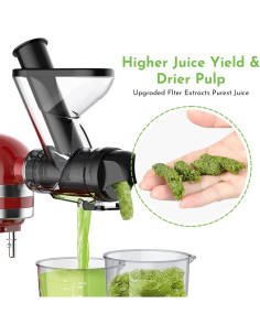 Exprimidor Lento Cofun para Mezclador KitchenAid 2306 Doble Boca 2