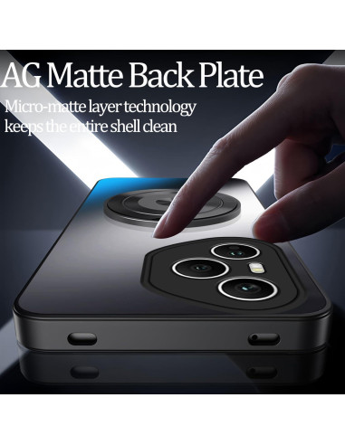 Funda delgada Honor 400 Pro Hlgcokro con soporte magnético