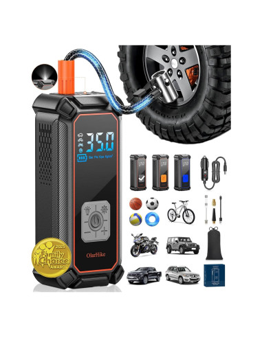 Compresor de Aire Portátil OlarHike 9000mAh 150PSI Automático