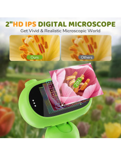 Microscopio Digital de Mano Aurosports 1000X 2" HD IPS 2