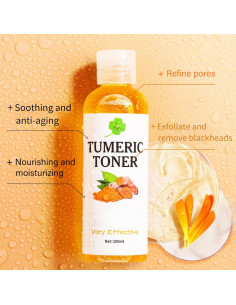 Tónico Facial de Cúrcuma Evolvique 159g - Hidratante y Anti-Envejecimiento 2