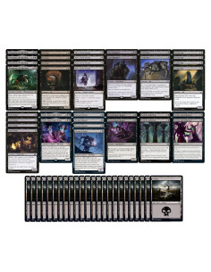 Baraja Élite Mono Negro Ratas MTG - 60 Cartas Poderosas