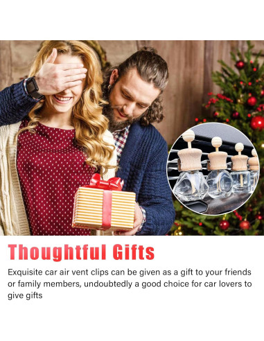 Clips de Ventilación de Aire Augeny 25 PCS Universal Negro