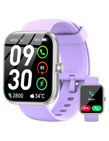 Reloj Inteligente BOOOMIC IDW25 con Alexa, Pantalla 4.65 cm