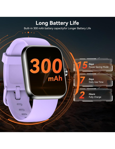 Reloj Inteligente BOOOMIC IDW25 con Alexa, Pantalla 4.65 cm