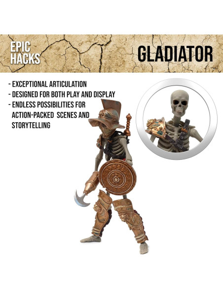 Figura de Acción Red Sonja Deluxe Boss Fight 1:12 con Esqueletos