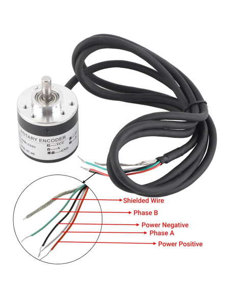 Encoder Rotativo Incremental LiebeWH 600P/R 5-24V 38x35.5mm