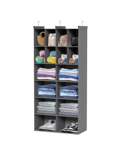 Organizador de Closet Colgante Ofiray-Home 6 Niveles 16 Compartimentos