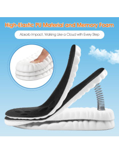 Plantillas de Confort 4D ENLOPQ para Hombres - Espuma Viscoelástica 2