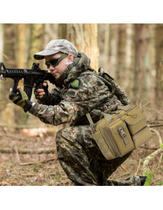 Bolsa Mensajera Táctica Stypos 35,56 cm Caqui para Laptop 2