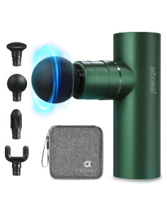 Pistola de Masaje Arboleaf CM20C, 4 Cabezas, Alivio Muscular