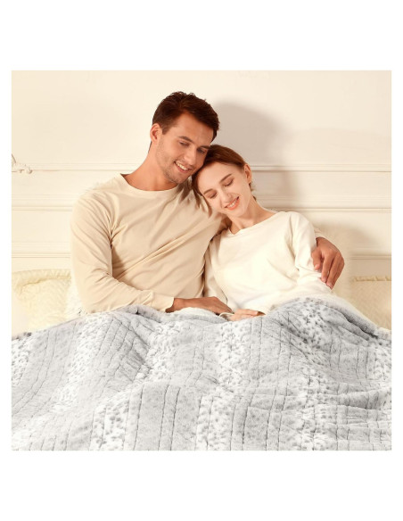 Manta Eléctrica Bearhug Queen 213x229 cm, 10 Niveles de Calor