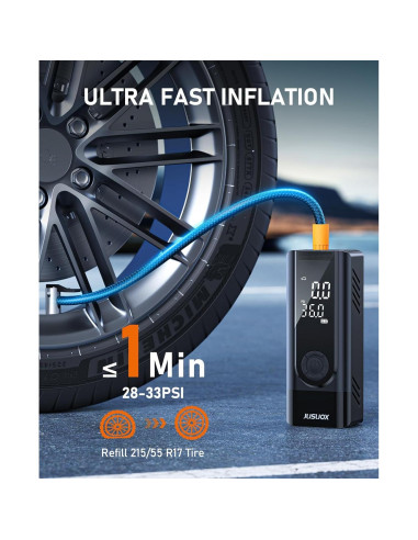 Compresor de Aire JUSUOX CZK-5642 150 PSI Portátil Inalámbrico